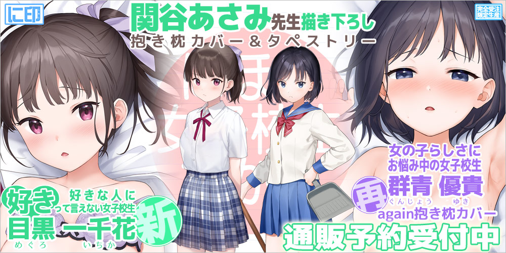 にほん女子校生ずかん 抱き枕カバー & B2タペストリー