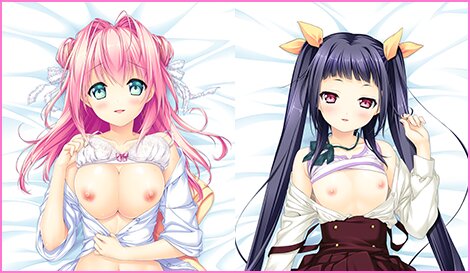 にほん女子校生ずかん 小遥+椿なこ 抱き枕カバーセット